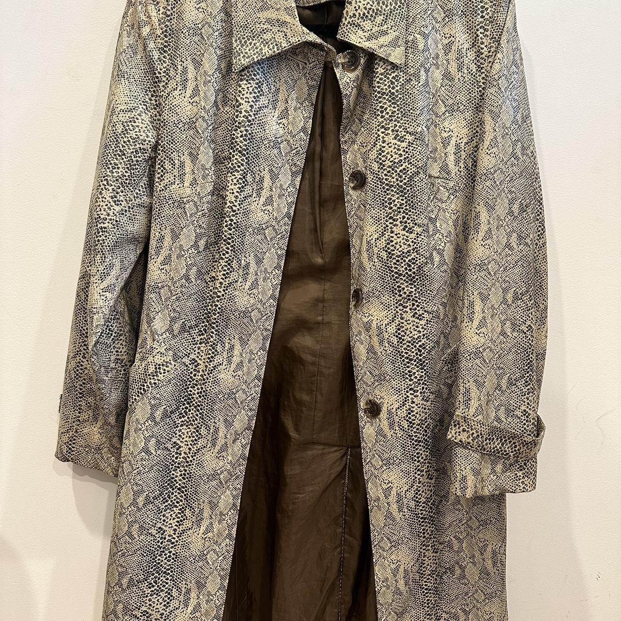 Snakeskin hot sale duster coat