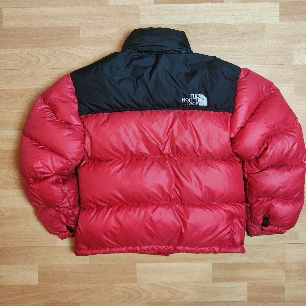 The North face puffer Nuptse 700 red ⏯️ Size tag... - Depop