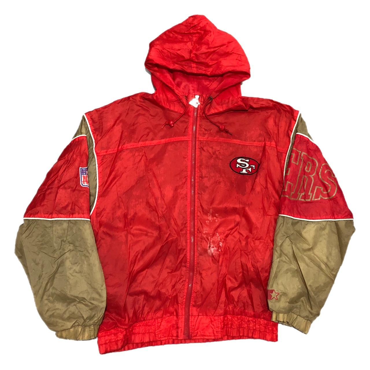 Vintage 90's San Francisco 49ers Windbreaker Jacket - Depop