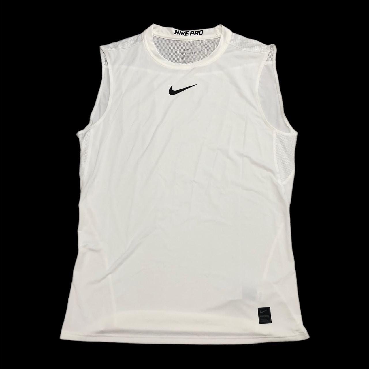 Nike Pro Center Swoosh Drifit Sleeveless Shirt Men’s... - Depop