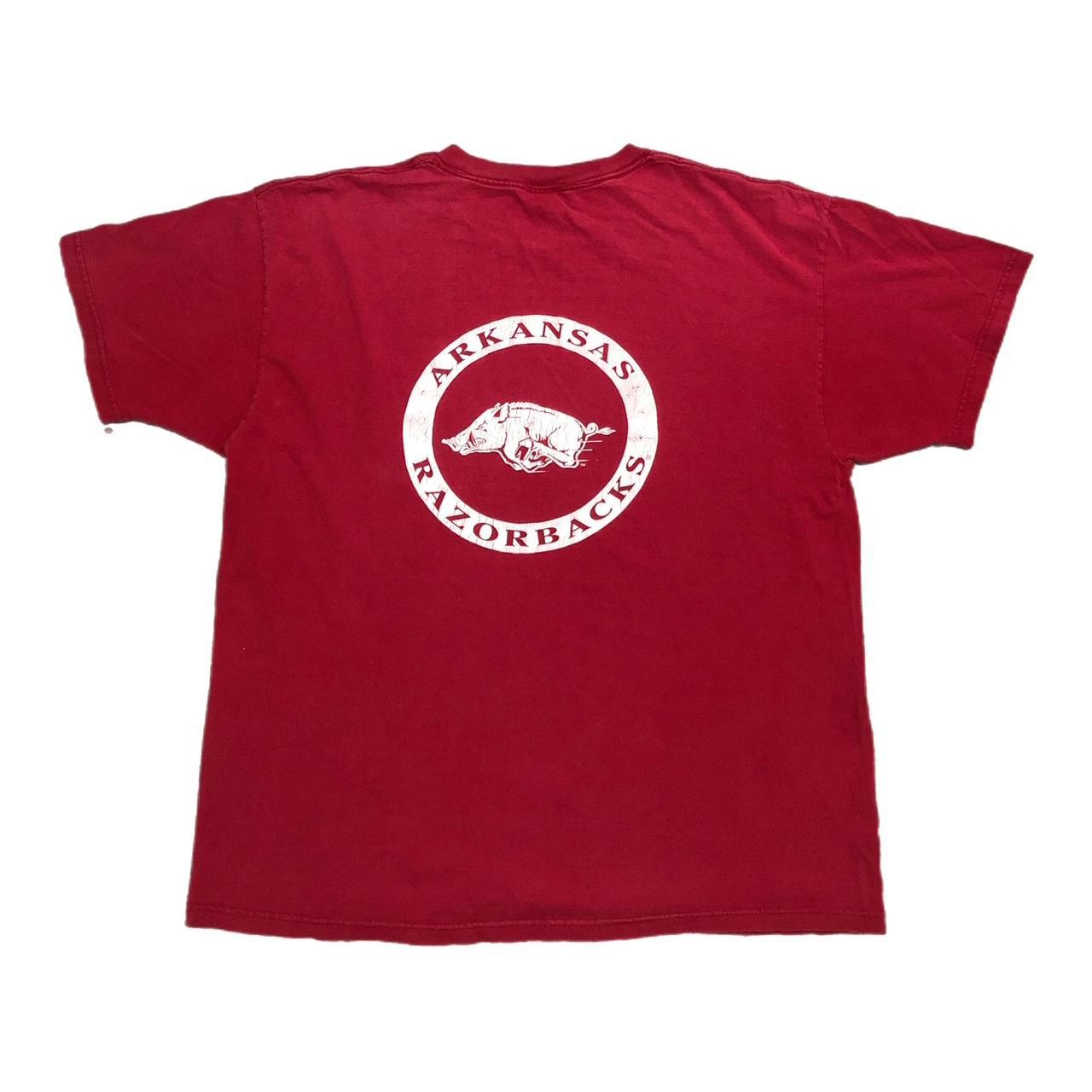 T-Shirt-Fish On-Red Men's / White / Small