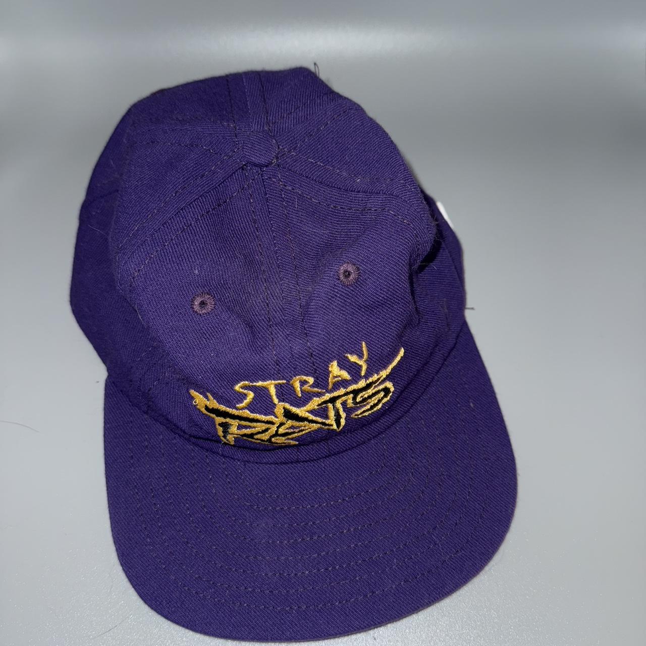 Stray Rats Distressed Ratgirl Hat purple Stray Rats Rat Girl Cap