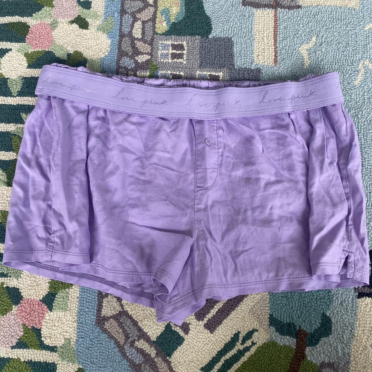 Pink boxer best sale shorts victoria's secret