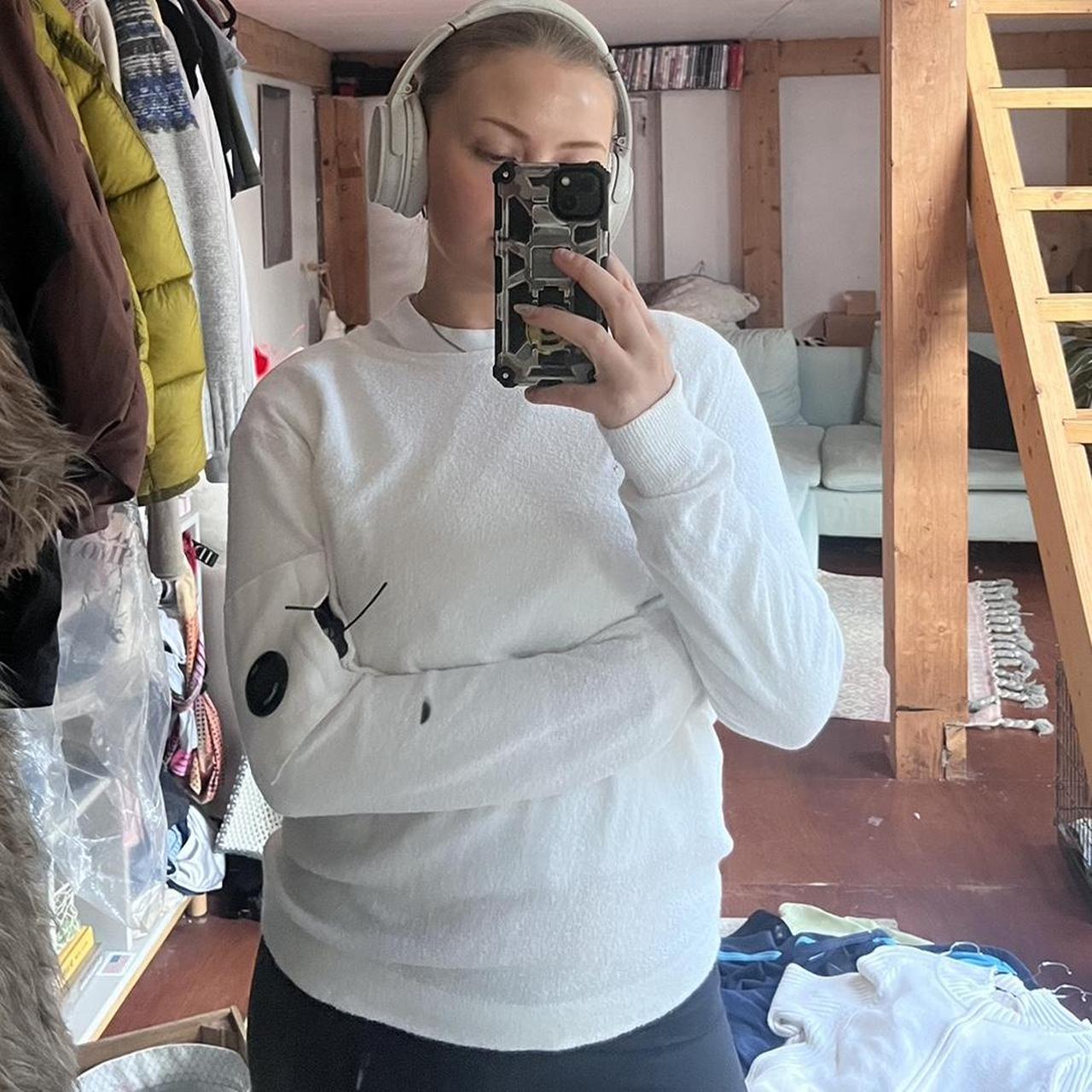 Cp Company Digital Logo Sweatshirt Company Long Sleeve Thin