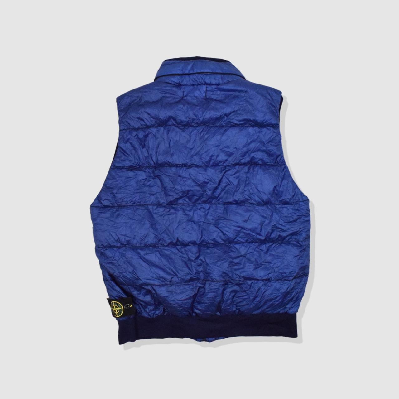 Stone island hot sale blue gilet