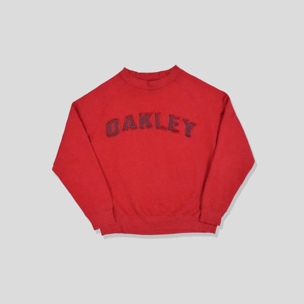 oakley sweatshirt Vintage 00s Oakley Embroidered... - Depop