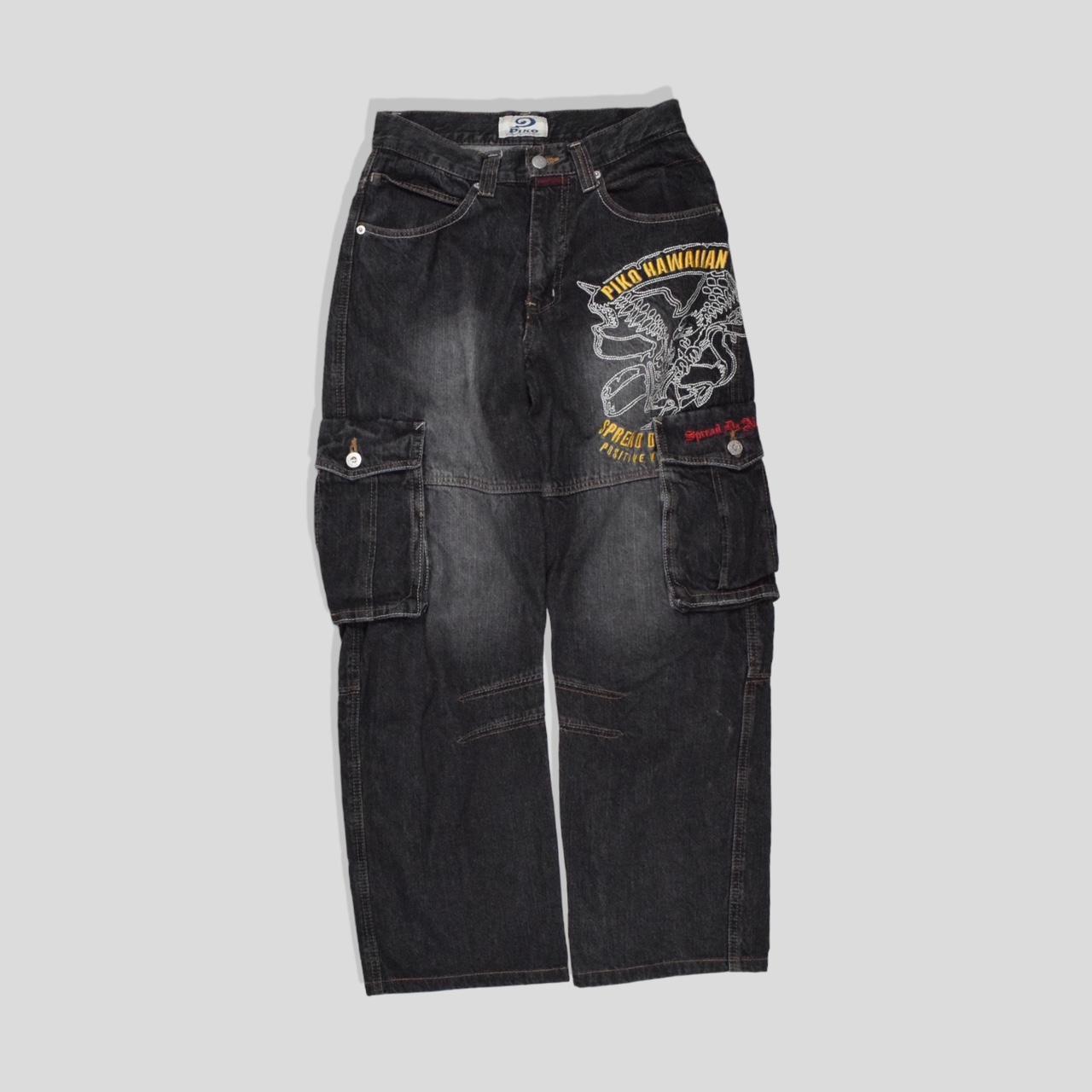 Hip hop skate baggy jeans Vintage 90s Piko HipHop... Depop