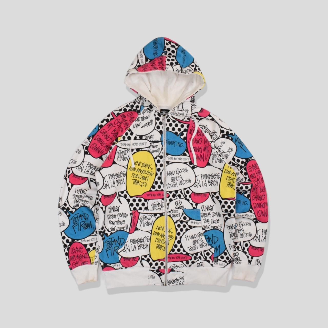 Stussy hoodie Vintage 00s Stussy Speech Bubble All | Depop