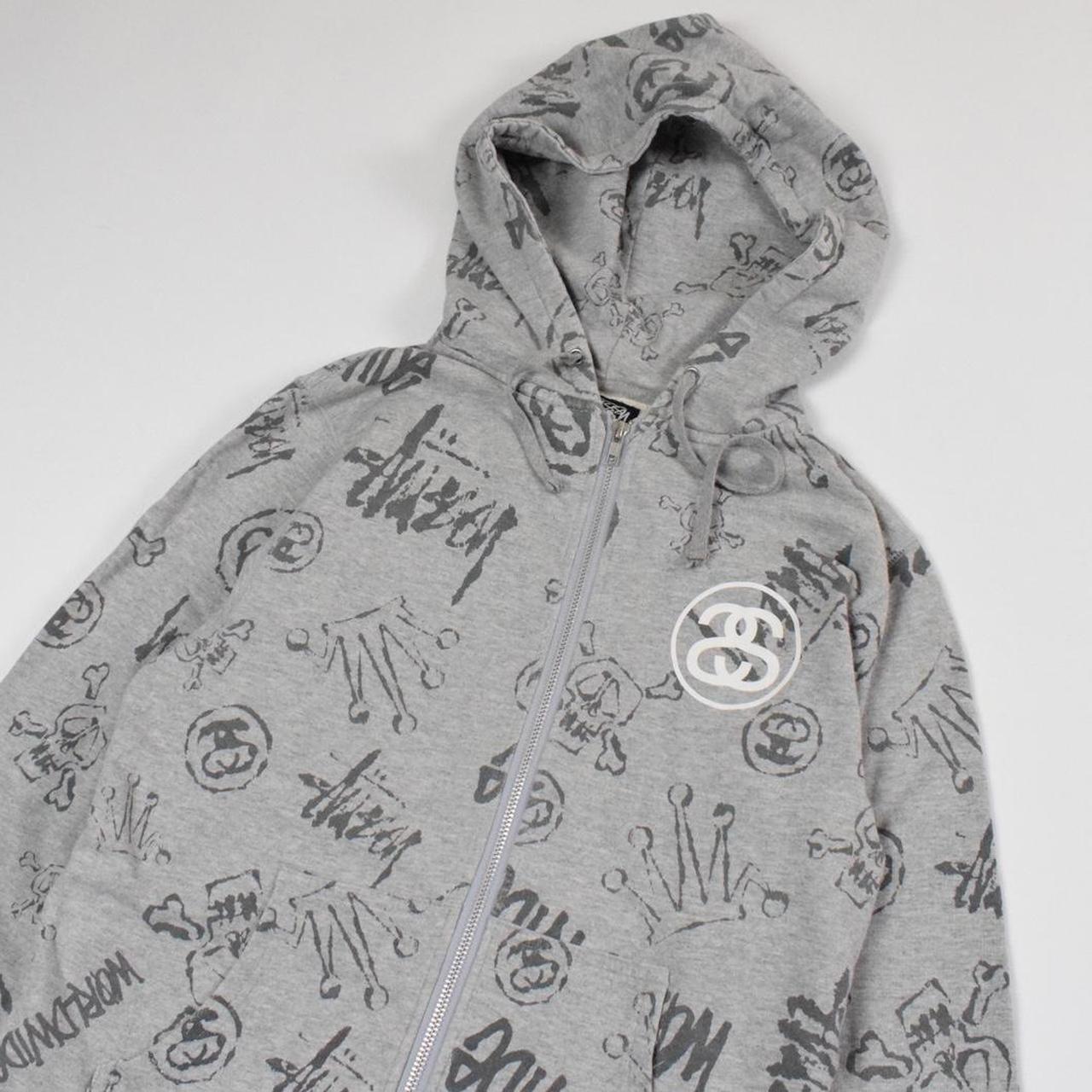 希少 00s STUSSY×Delta digital logo hoodie 希少 00s STUSSY×Delta digital logo hoodie