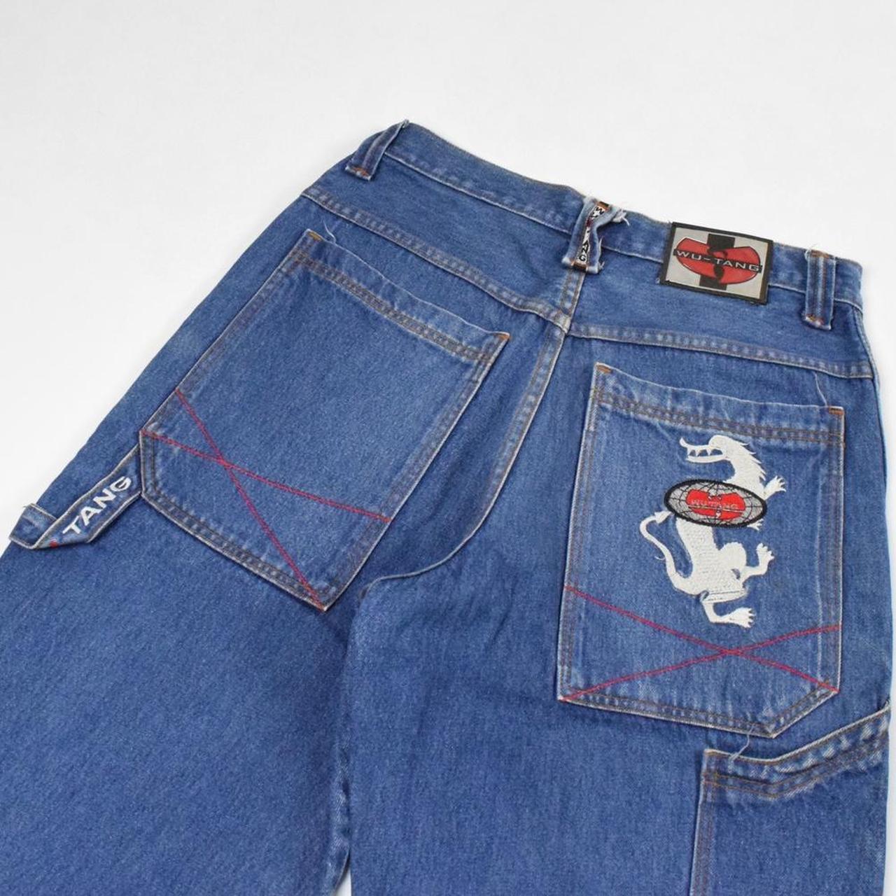 Wu Wear jorts Vintage 90s Wu Tang Embroidered Jorts | Depop