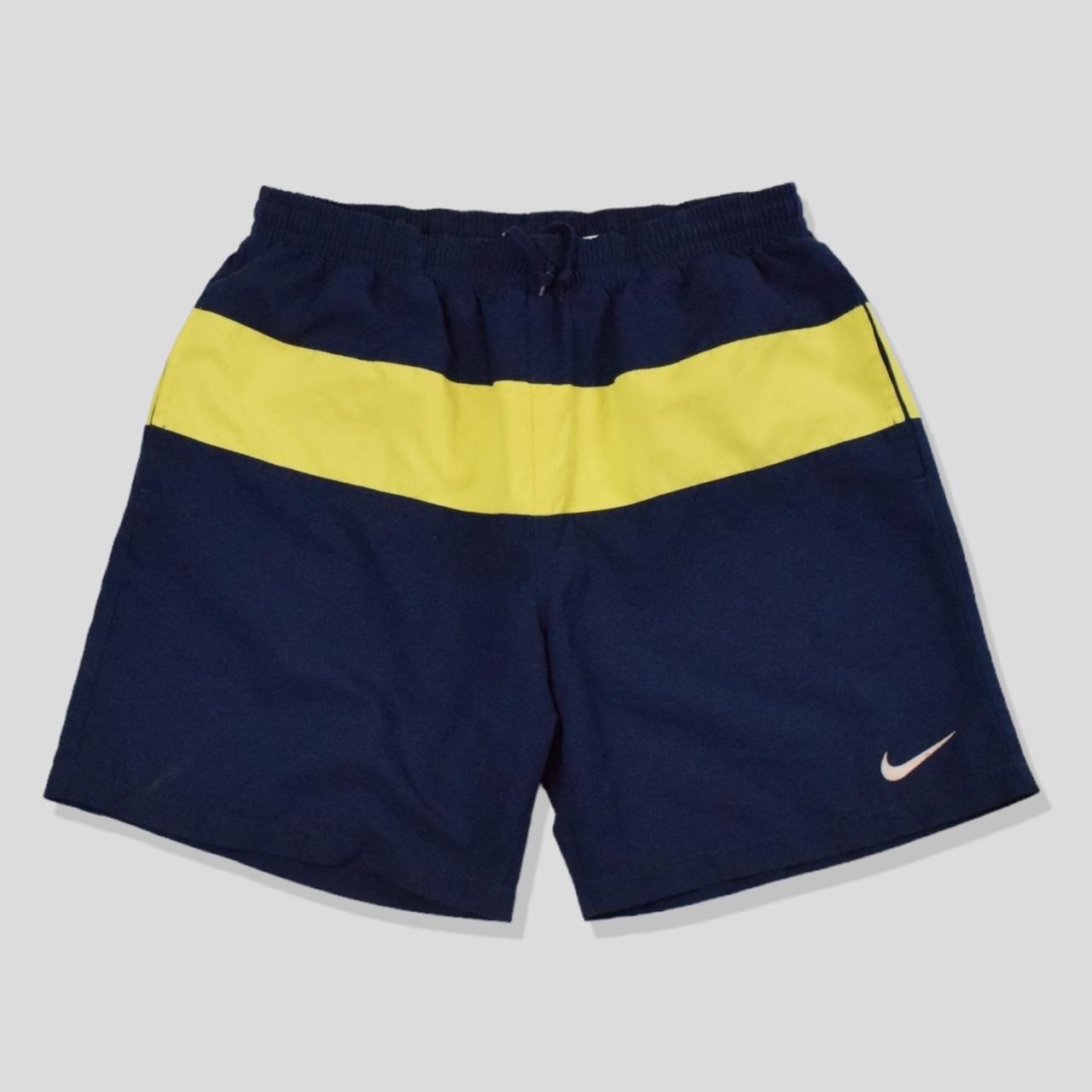 Vintage on sale Nike Swoosh Navy Shorts