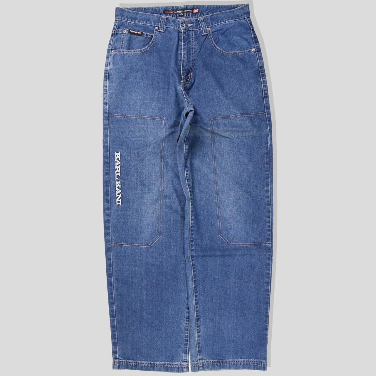 Karl kani jeans Vintage 90s Karl Kani Embroidered | Depop