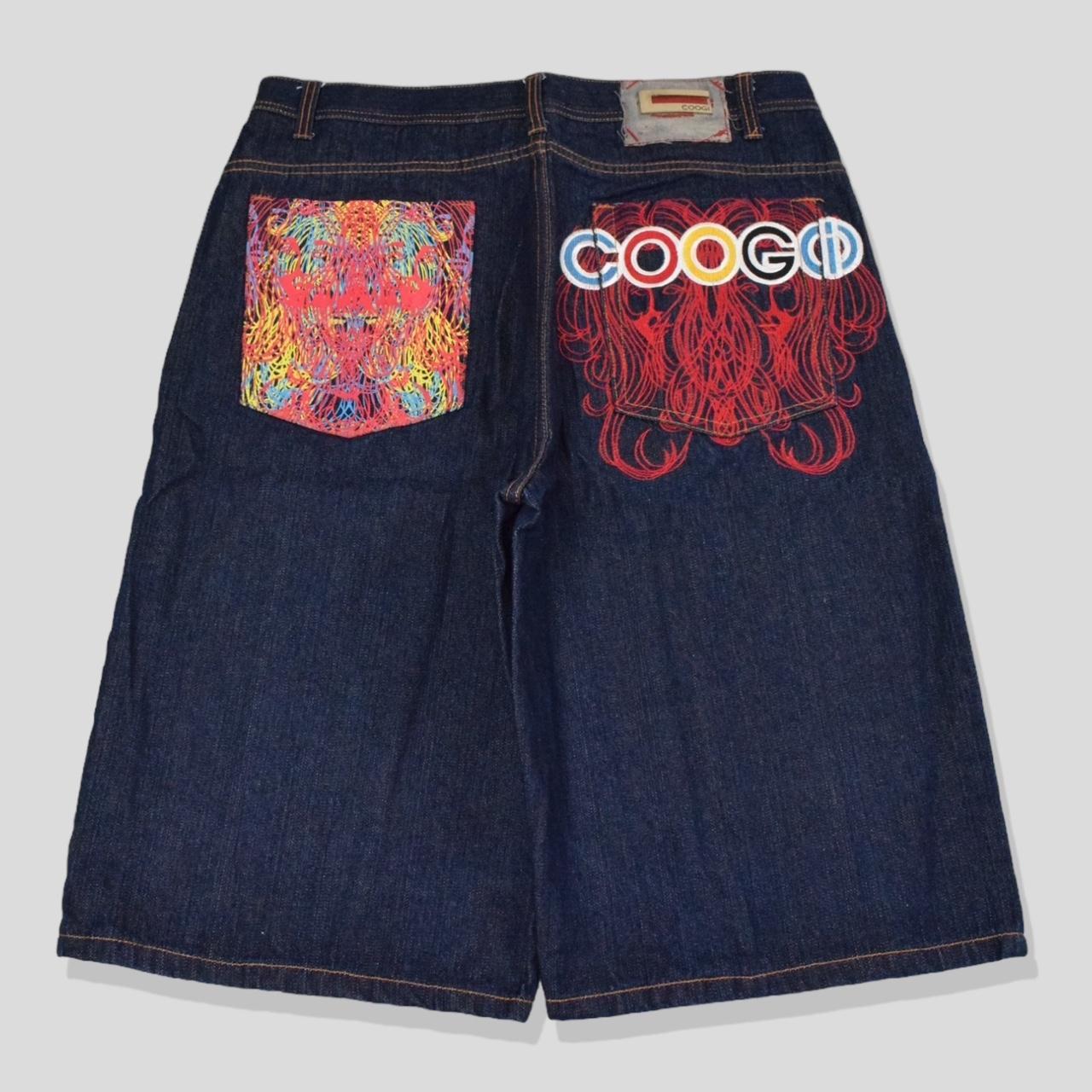 Vintage COOGI Loose Fit Denim Shorts Embroidered hotsell 90s Rap and Hip Hop Icon Sz 44