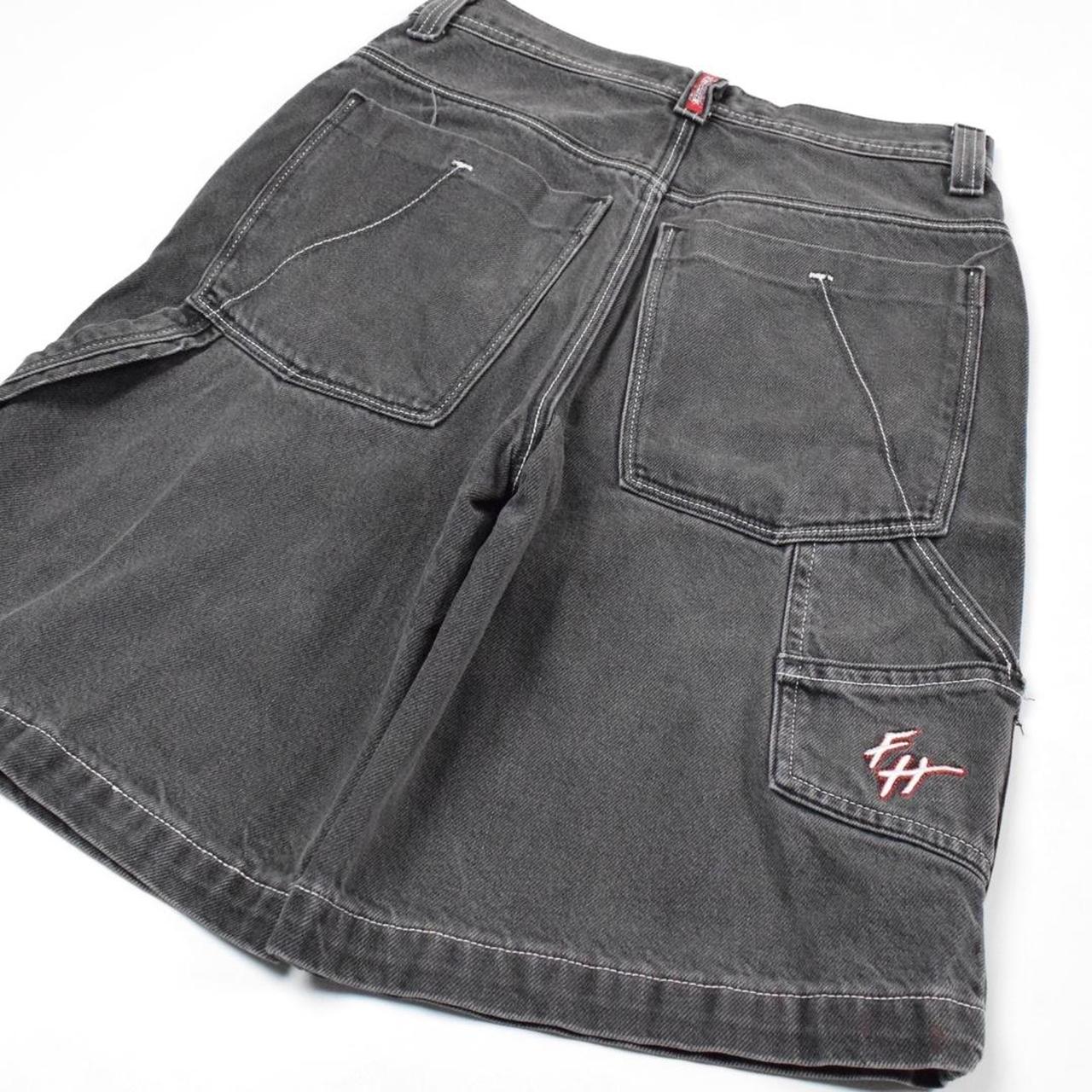 Jnco jorts Vintage 00s JNCO Flamehead Embroidered | Depop