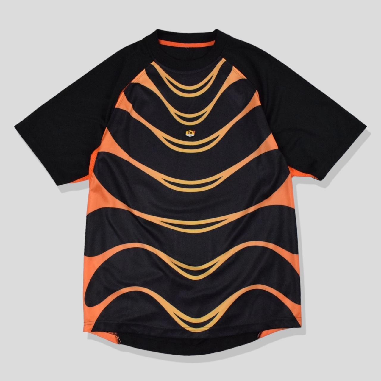nike black and orange t shirt