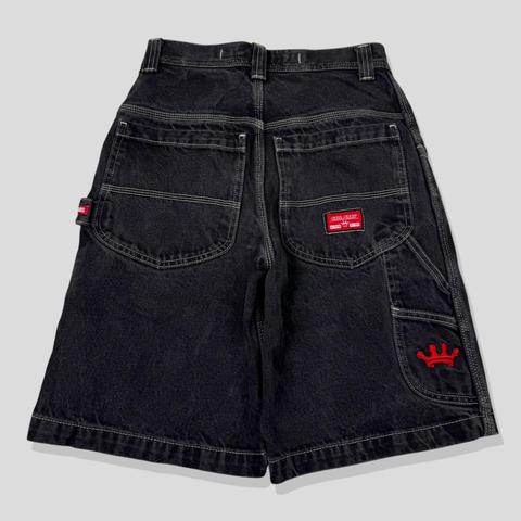 激レア pelle pelle half pants jorts jnco Jnco jorts Vintage 00s JNCO Stinger Embroidered | Depop