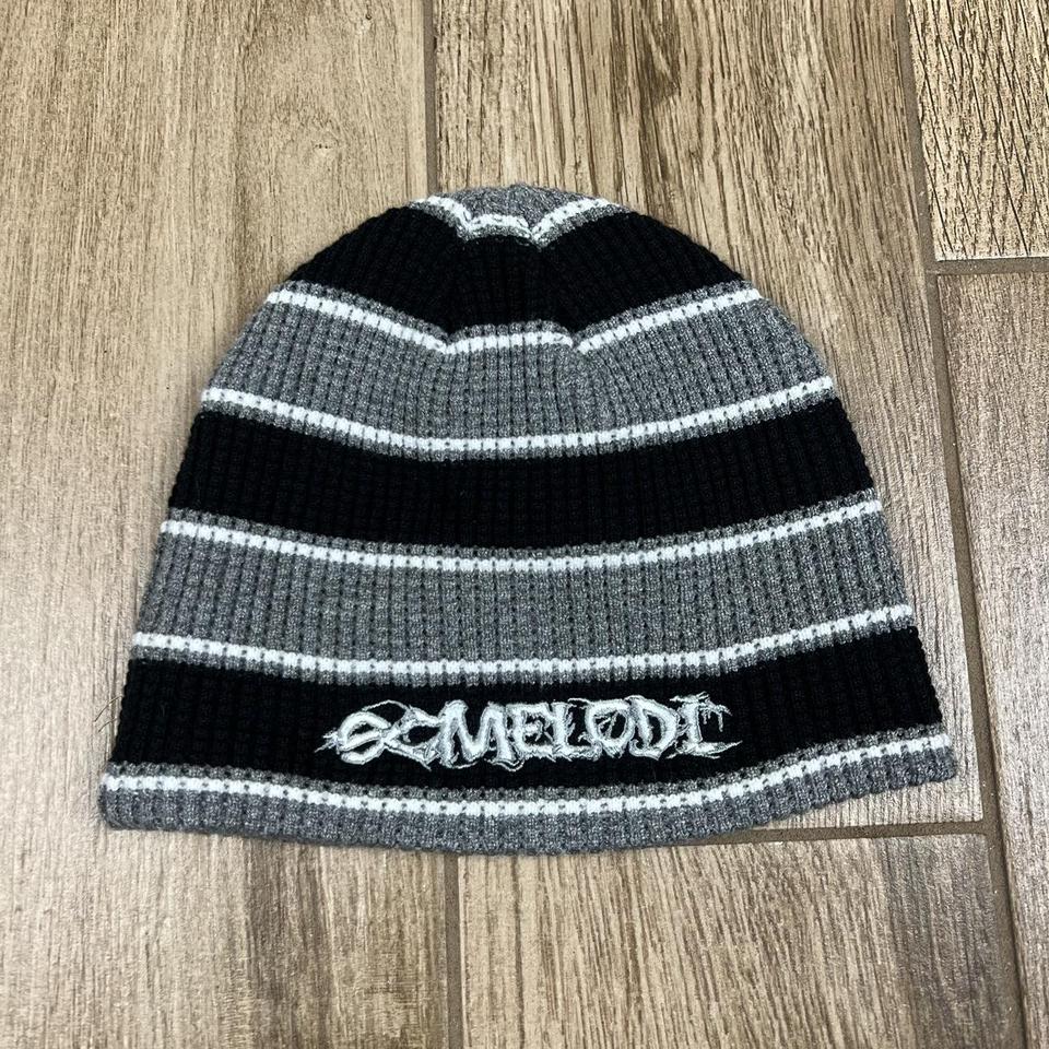 EC Melodi Striped Beanie Size: OS Condition: New... - Depop