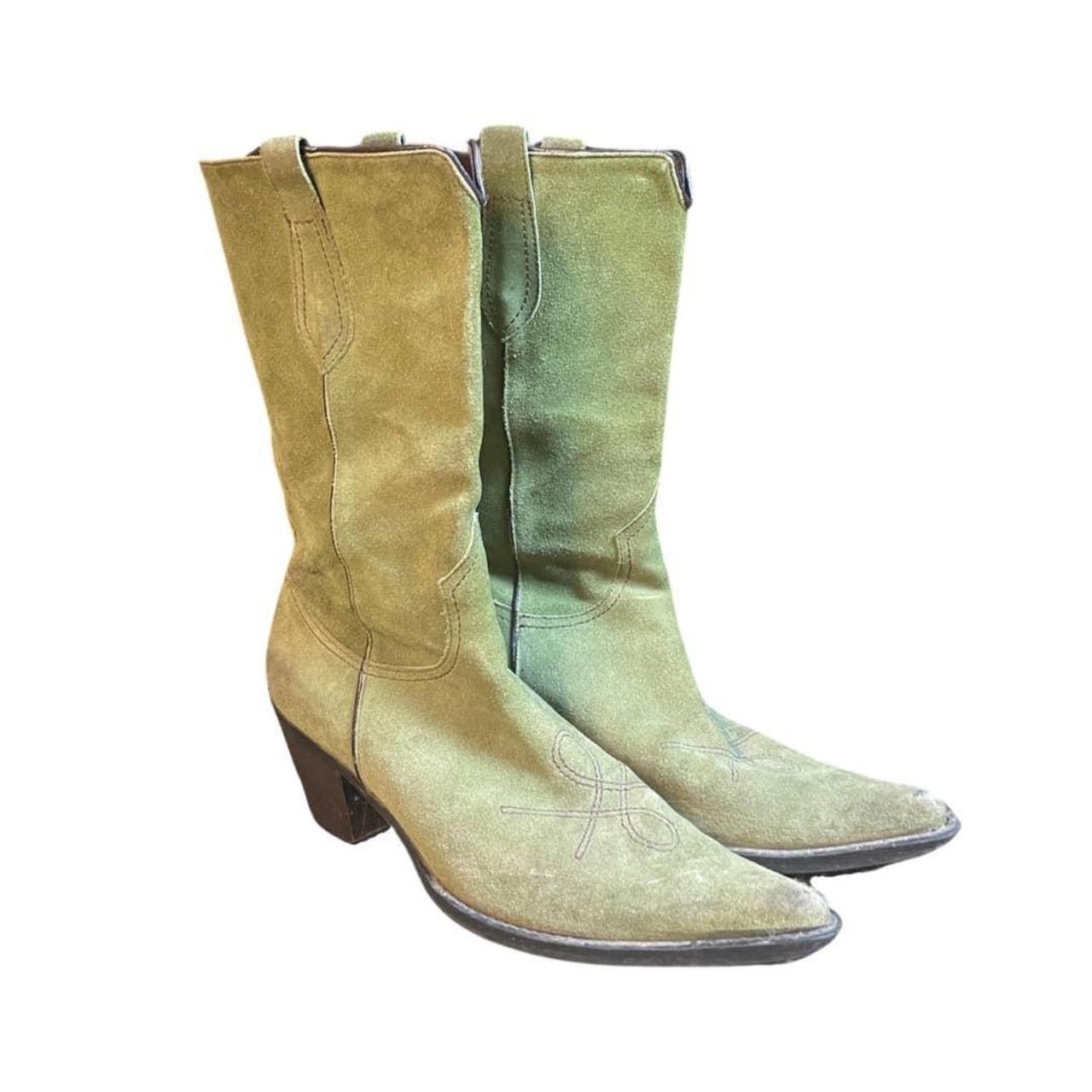 Mens green outlet cowboy boots