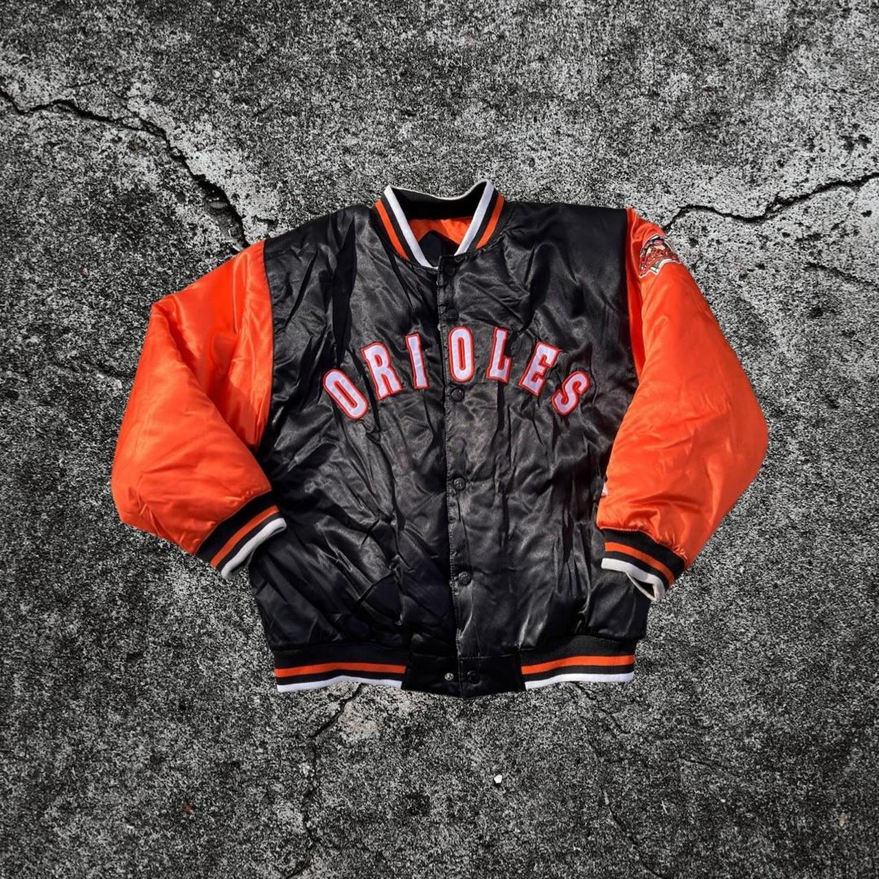 vintage y2k mlb baltimore orioles varsity styled - Depop