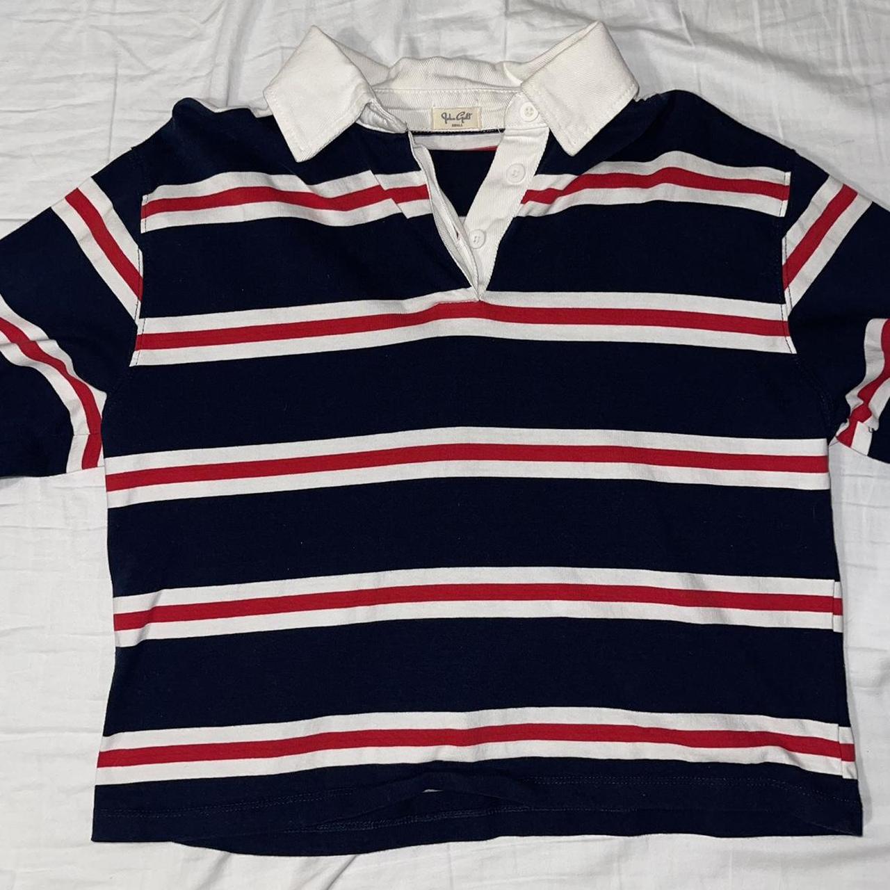 John Galt / Brandy Melville Long Sleeve Striped... - Depop