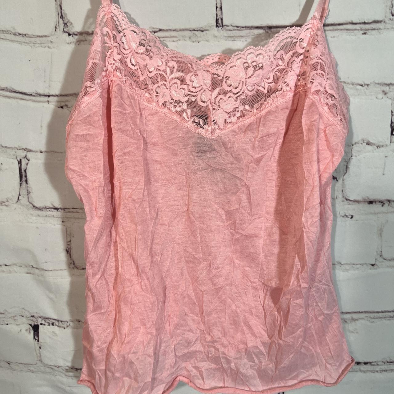Soft Lace Trim Tank Slip Blouse Soft, cozy... Depop