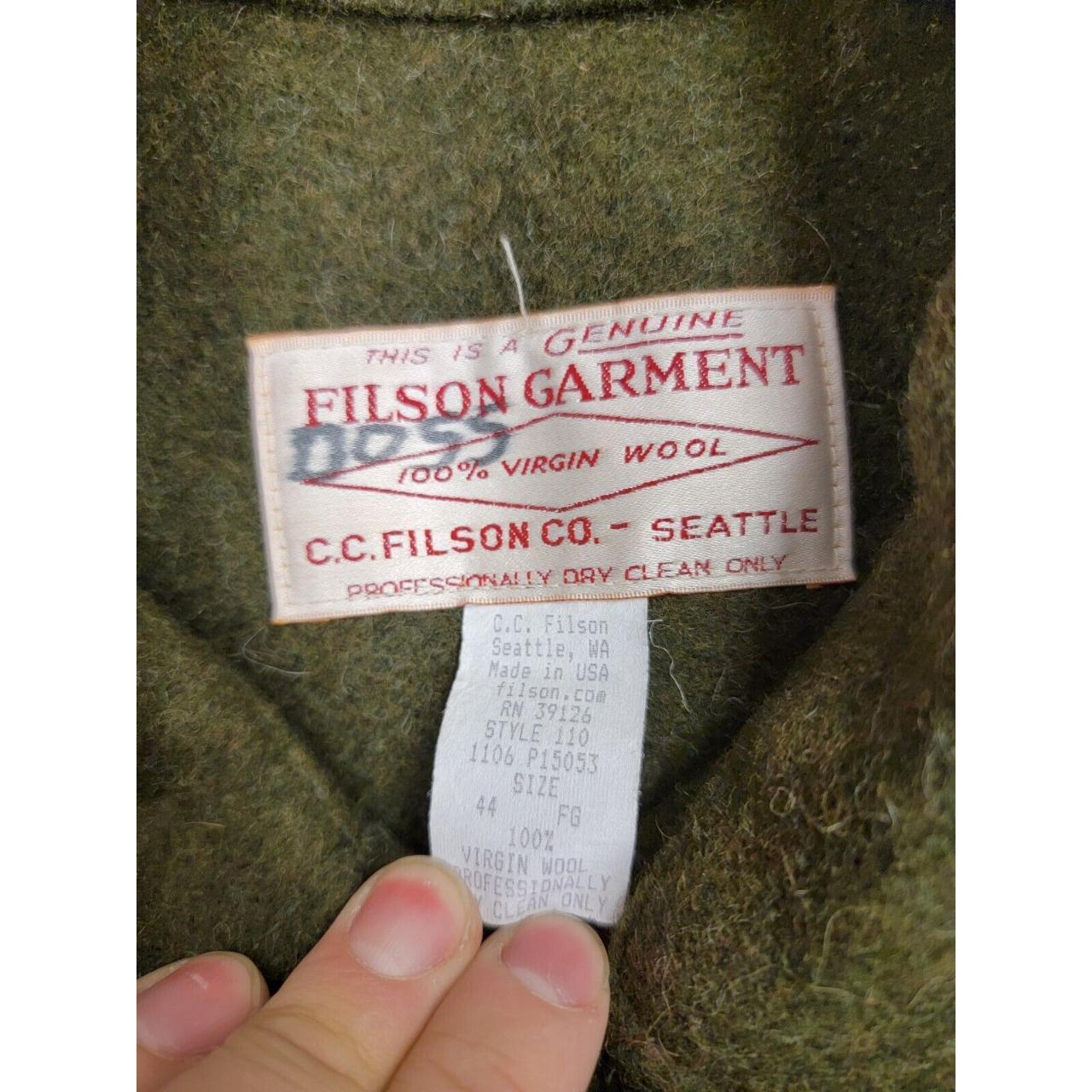 Filson Men's Green Coat | Depop
