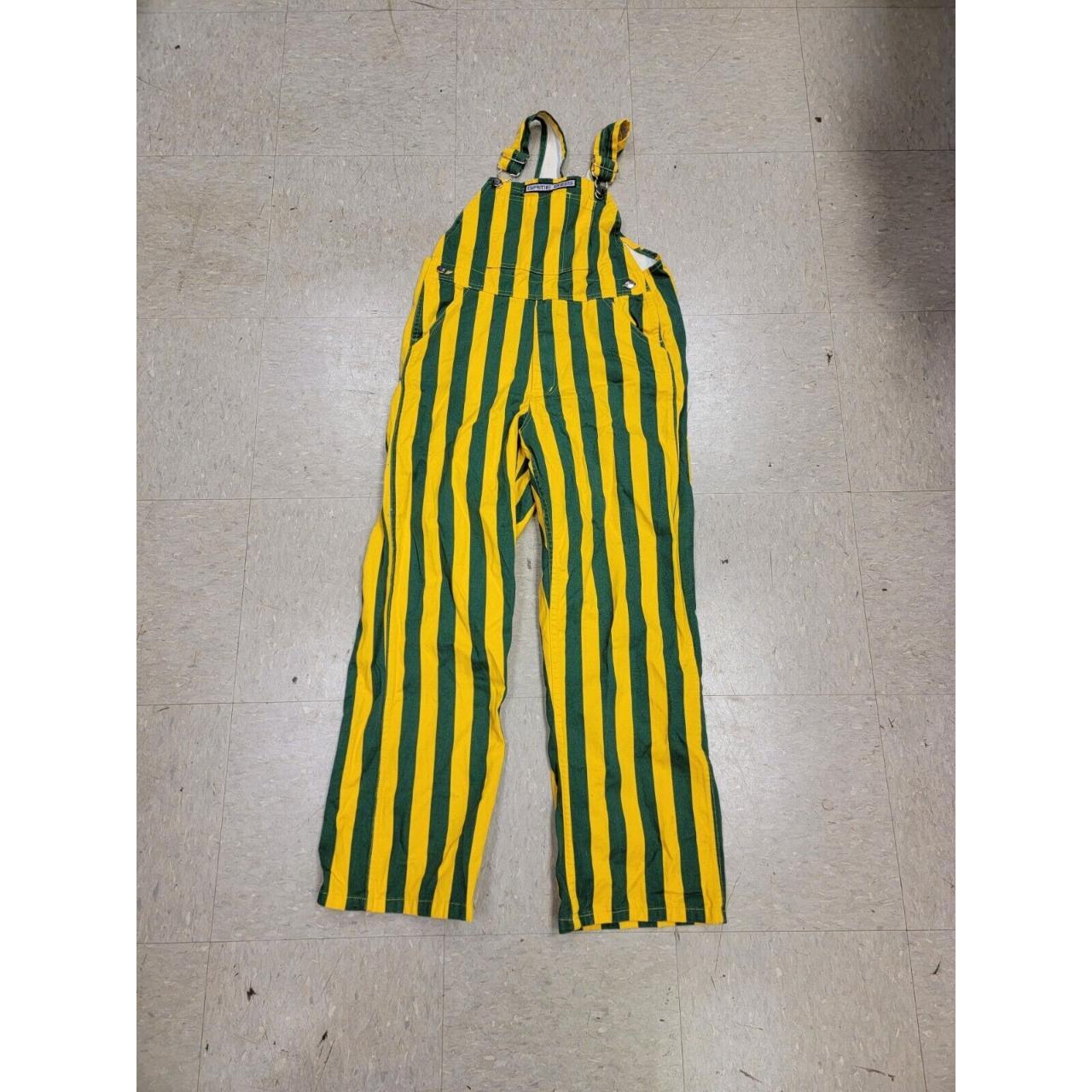 Game Day Bibs Overalls Green Bay Packers Yellow - Depop