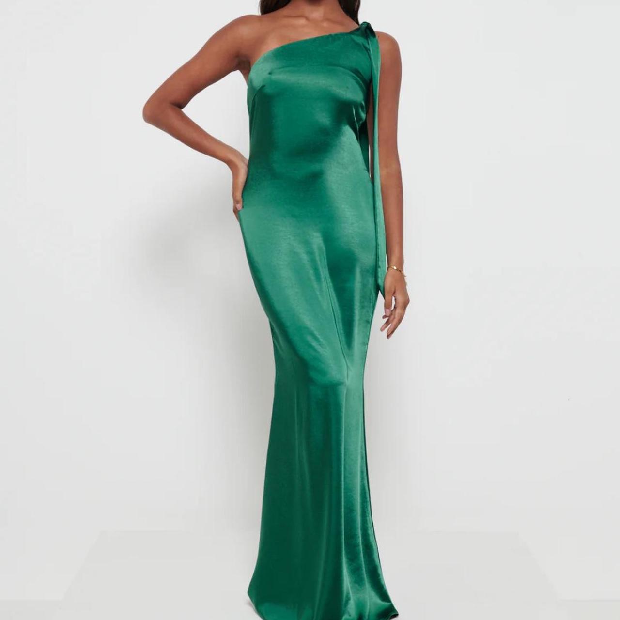 Green dress silkfred best sale