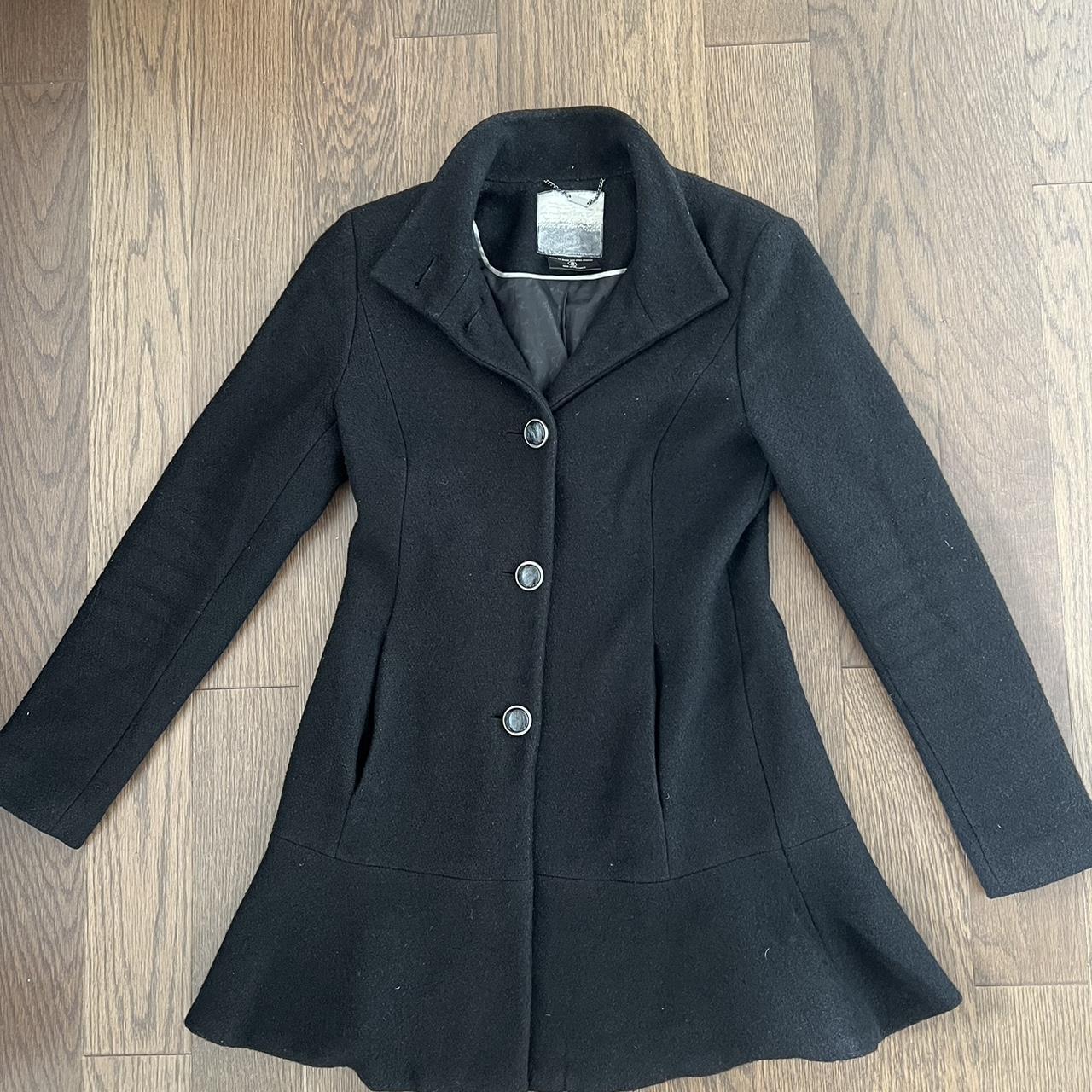 Kensie peplum clearance coat