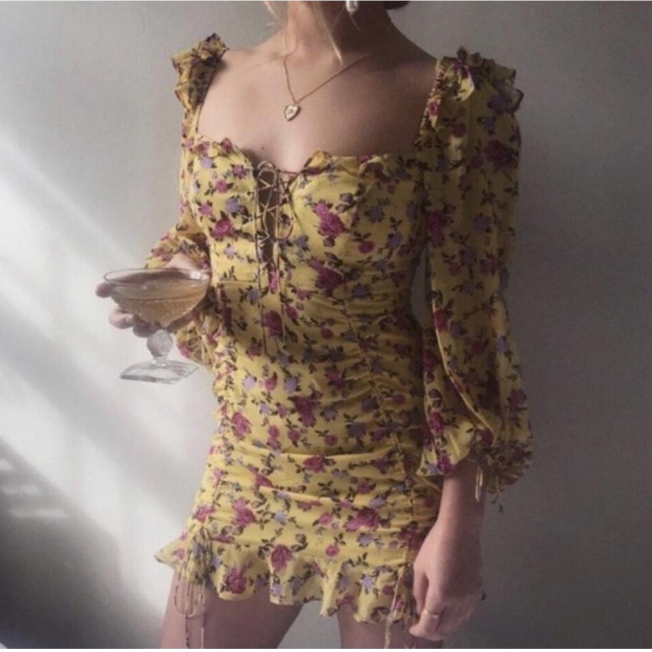 For Love and Lemons Beaumont Mini Dress,