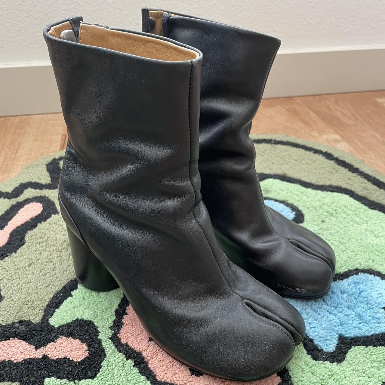 maison margiela tabi boots in size 36 (women’s... - Depop