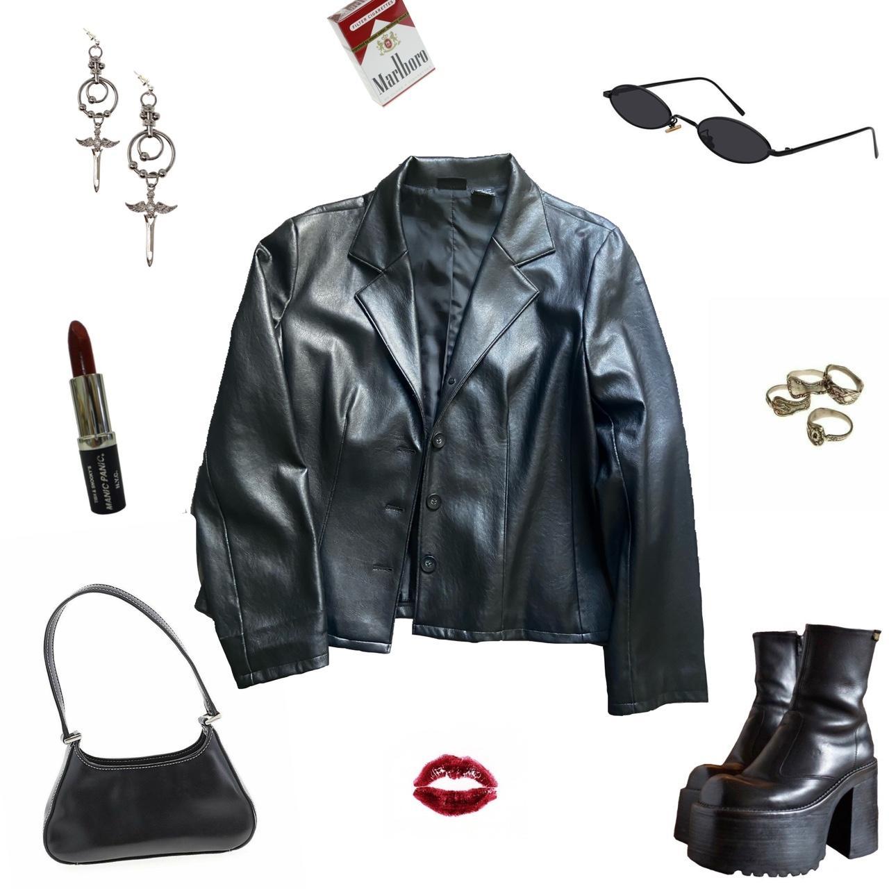 Women's Black Coat Depop