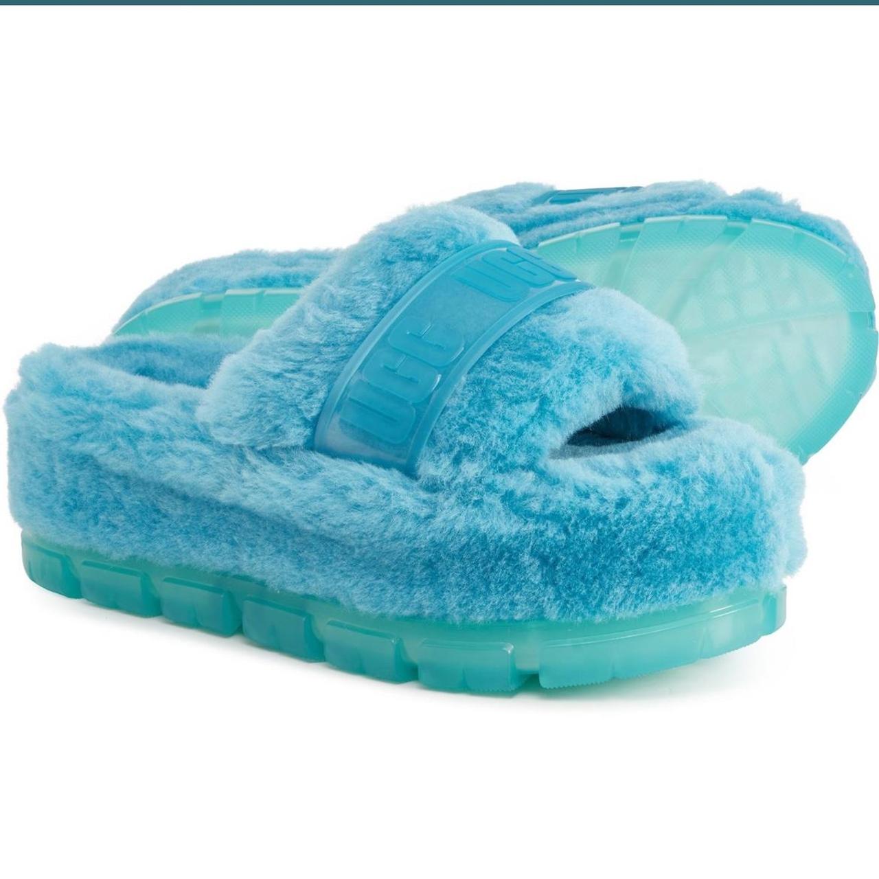 Teal ugg online slippers