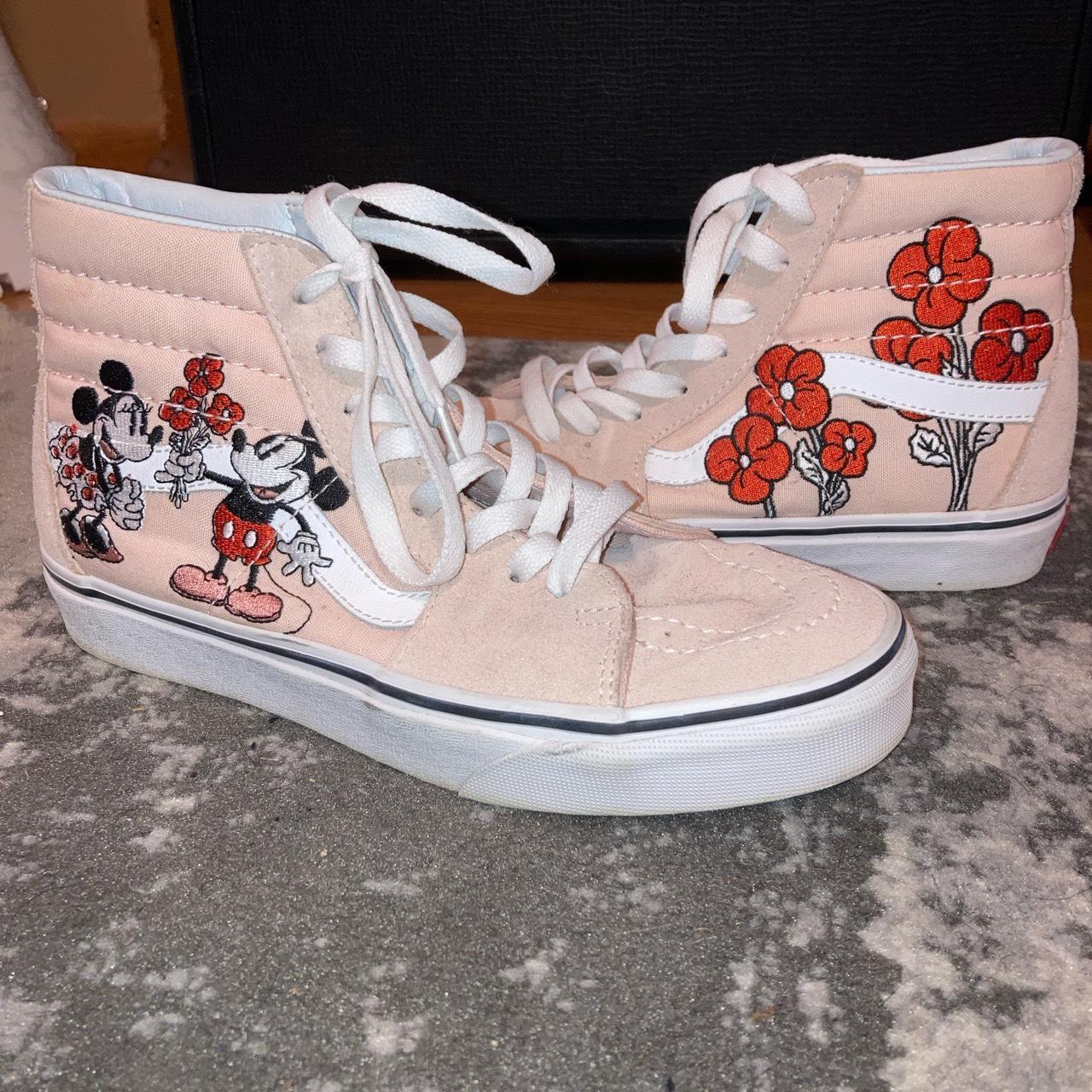 Minnie mouse hot sale vans pink