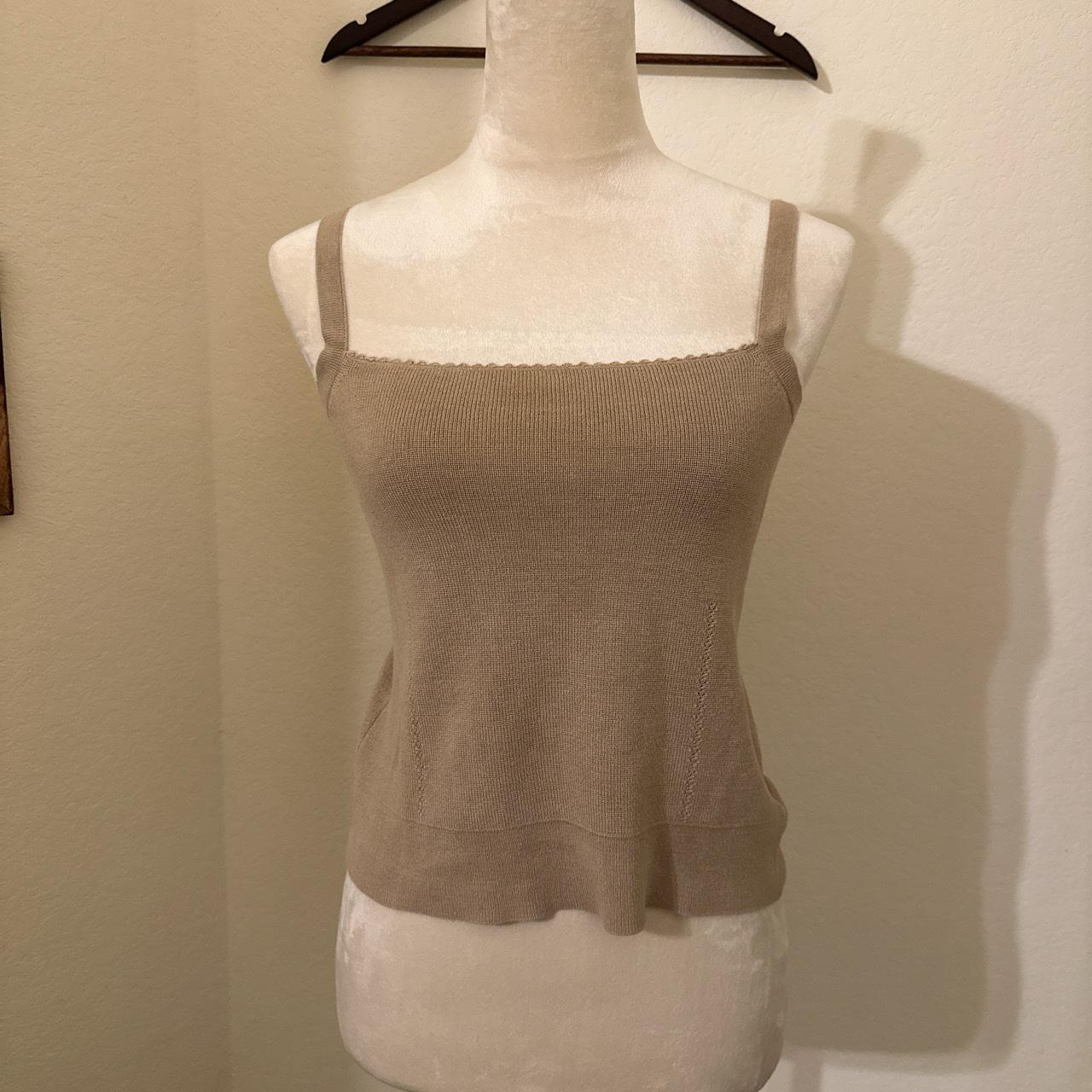 beautiful knit tank. a gorgeous staple for fall for... - Depop