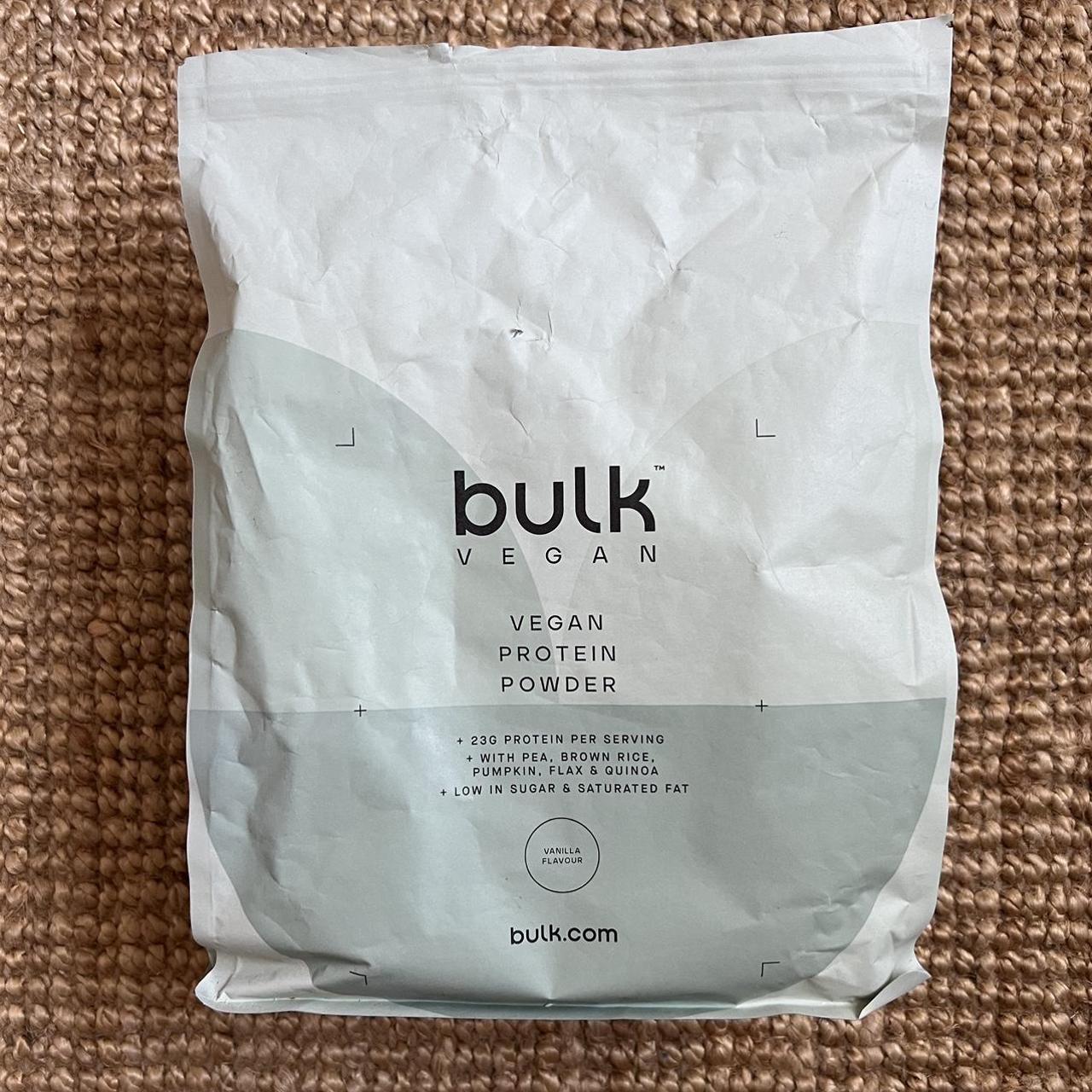 Vegan protein powder by Bulk. I have used a little... - Depop