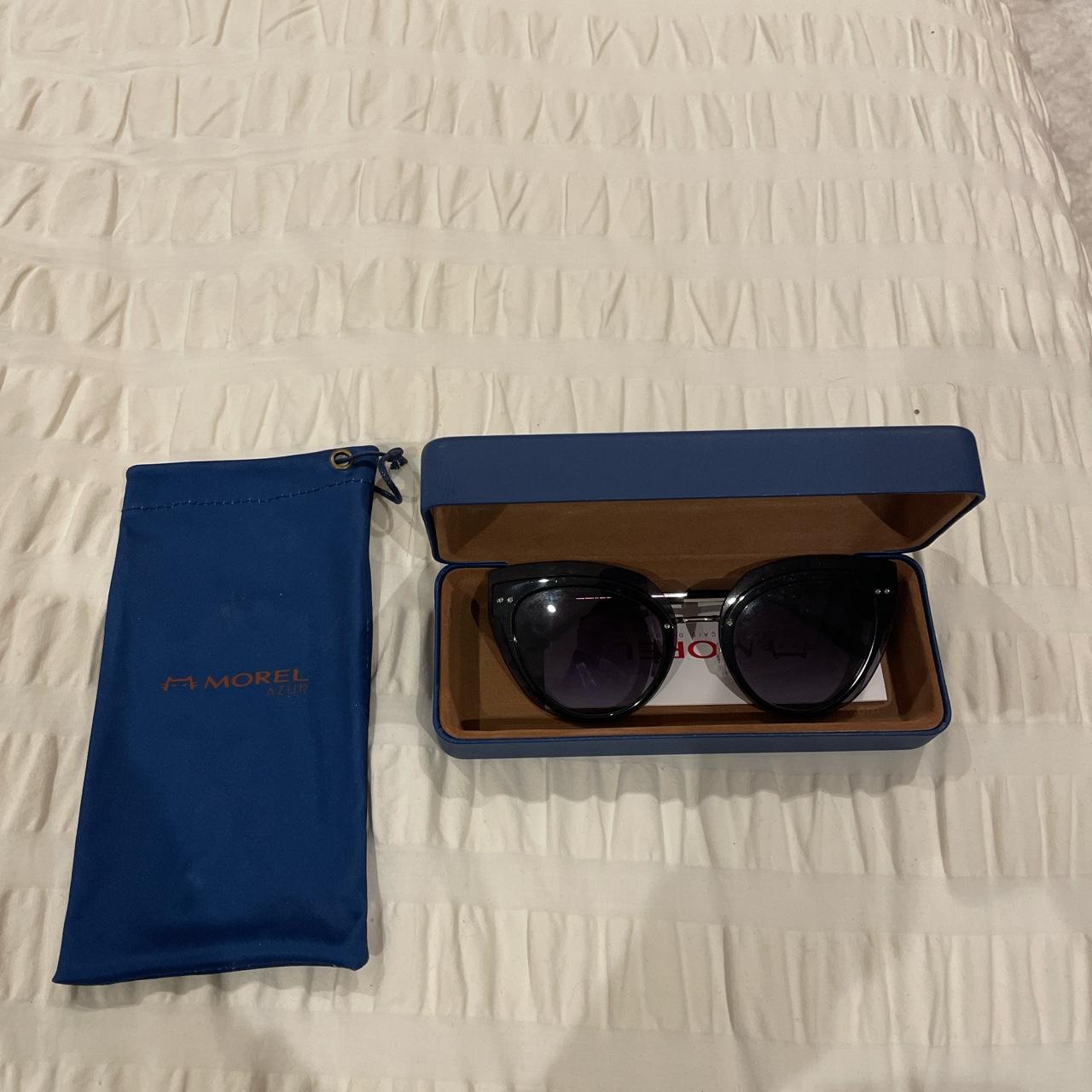 MOREL AZUR black sunglasses Cat eye shape Comes... Depop