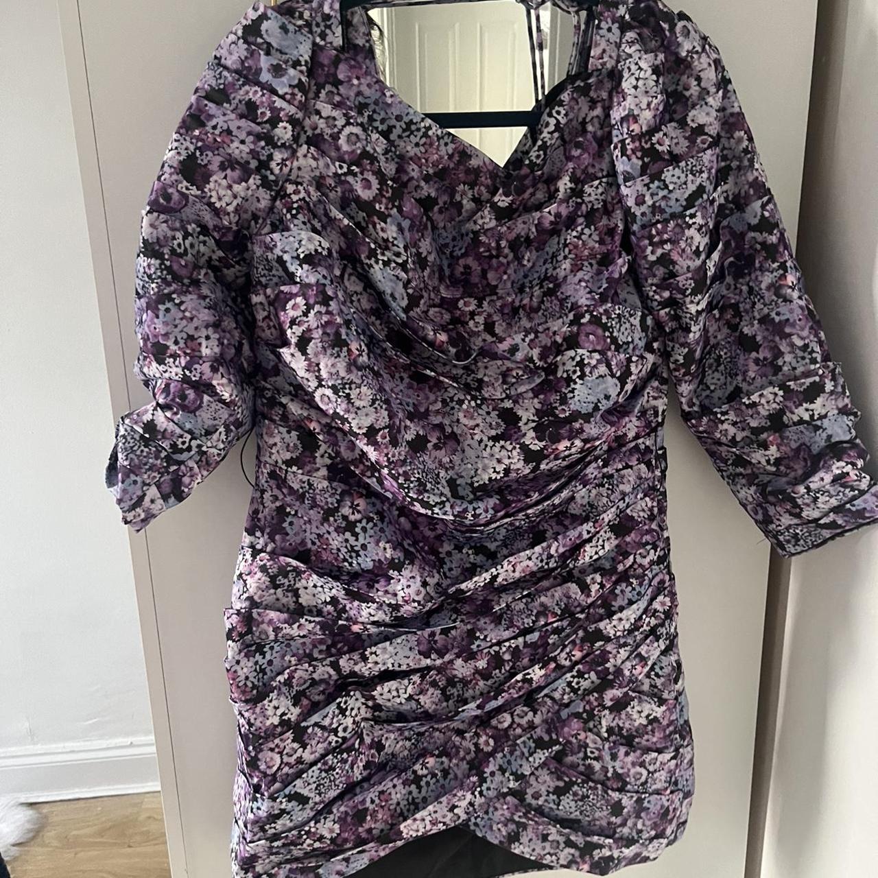 Purple floral dress from asos Never worn Brand new... Depop