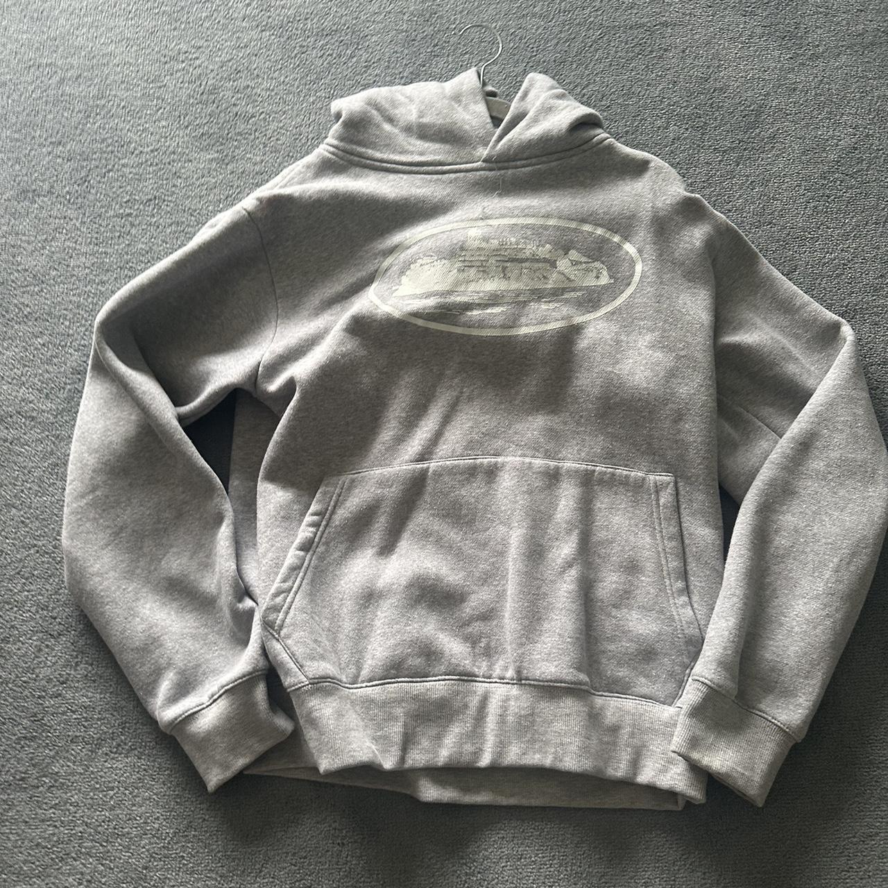 Grey cortiez jumper Size medium - Depop