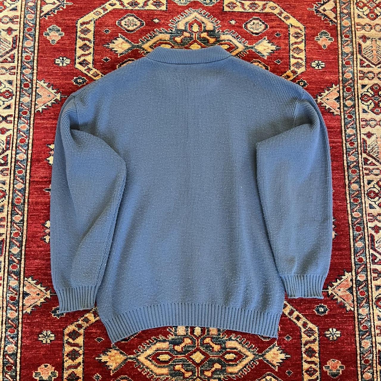 Men's Blue Cardigan Depop