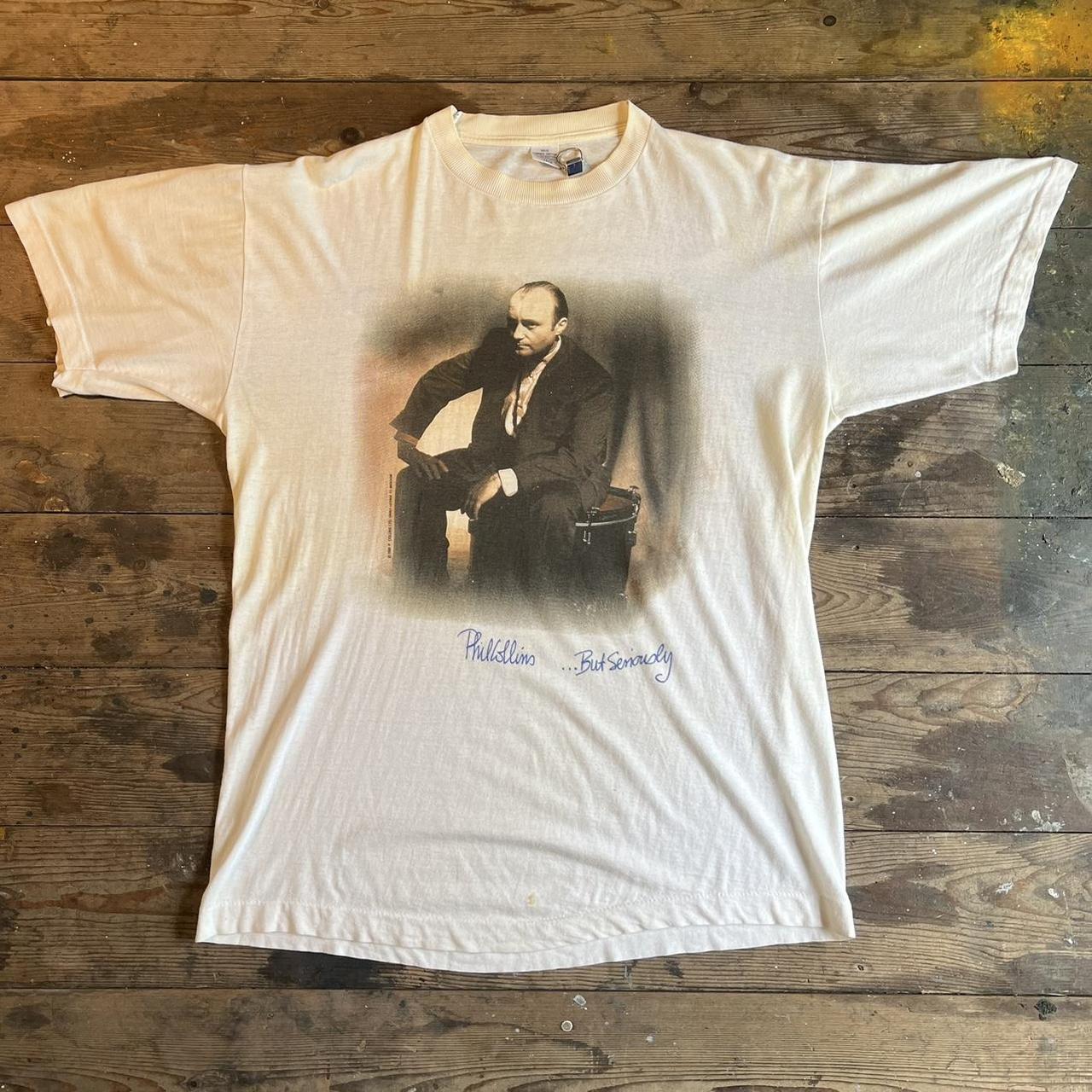 Vintage 90’s 1990 Dated Official Phil Collins …But... - Depop