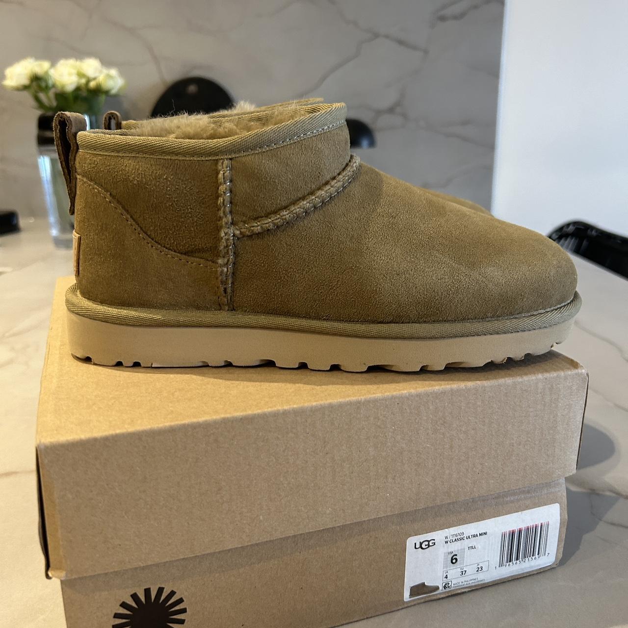 UGG classic ultra mini boot TOMATILLO Size UK 4 /... Depop