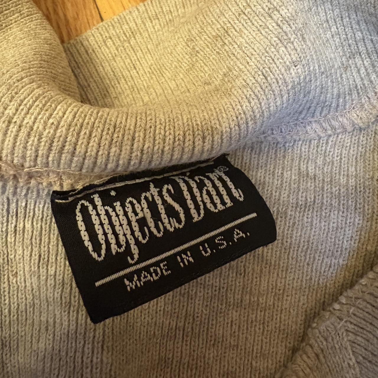 Women's Sweater - Grey/Cream - S – objects dart U… - image 5