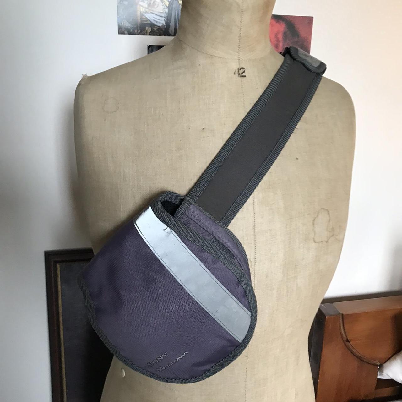 Vintage Sony Walkman purple cd carry case crossbody... Depop