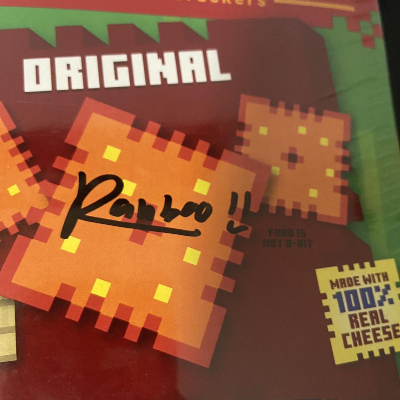Dsmp Minecraft streamer YouTuber ranboo SIGNED cheez... Depop