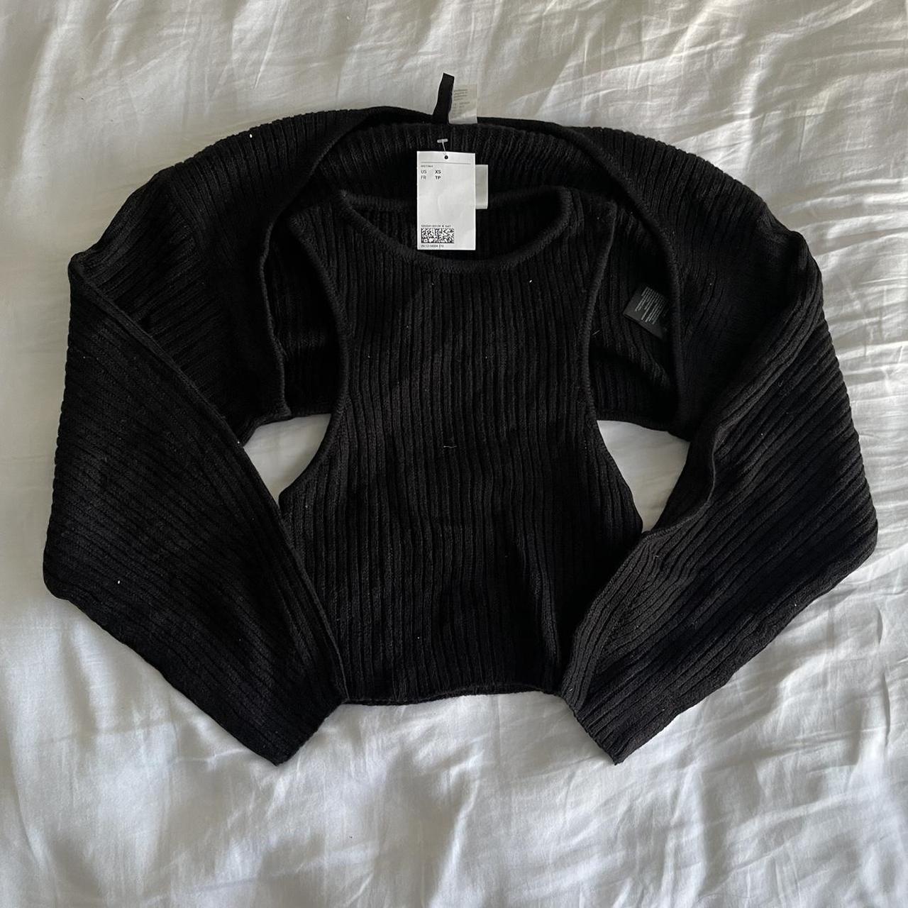 H&M Women's Black Jumper Depop