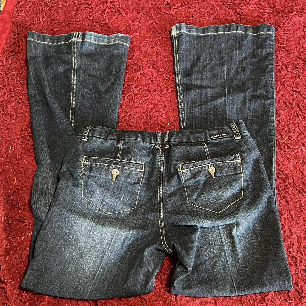 Rewash Women's Navy Jeans | Depop