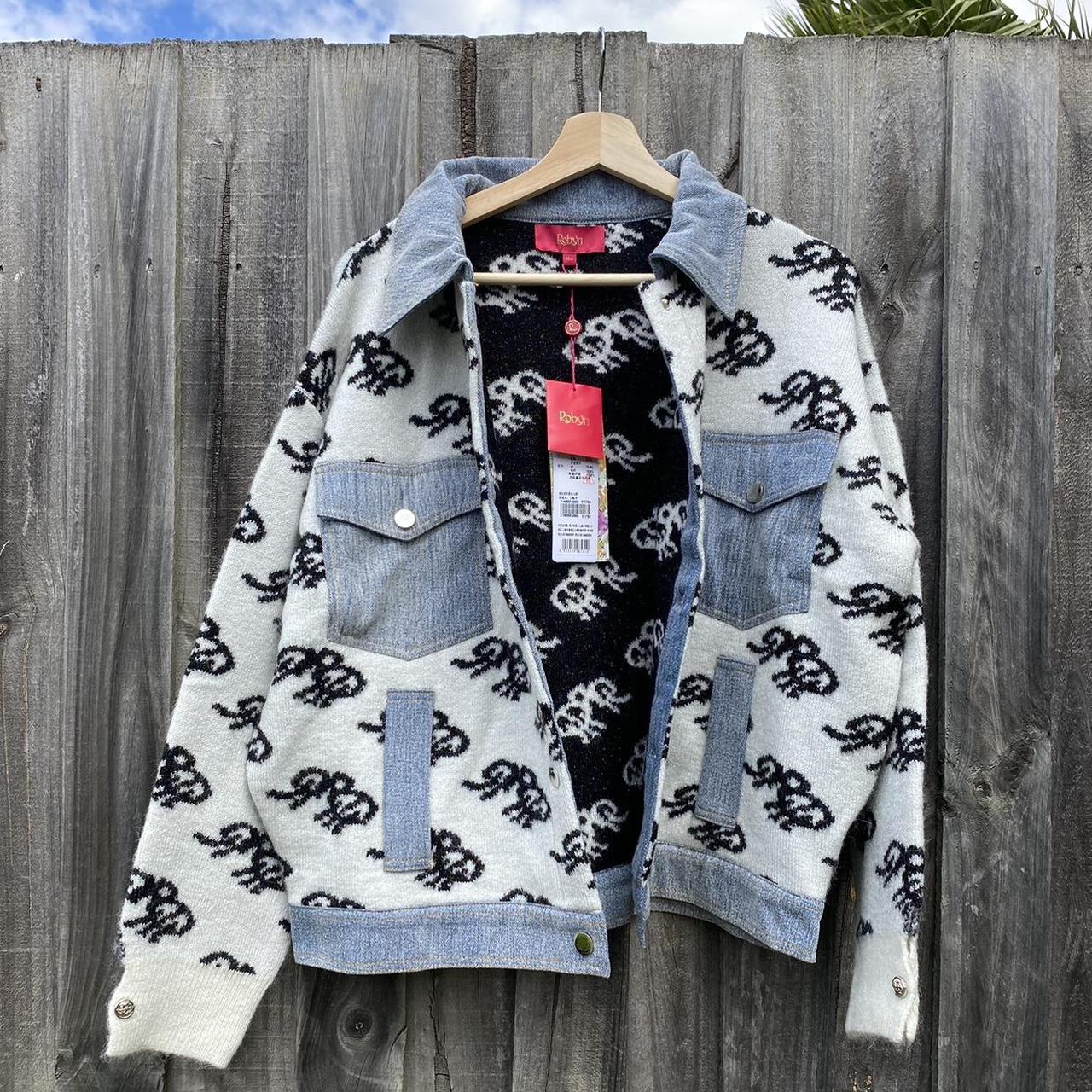 Robyn glittery denim jacket Luxury designer brand... - Depop