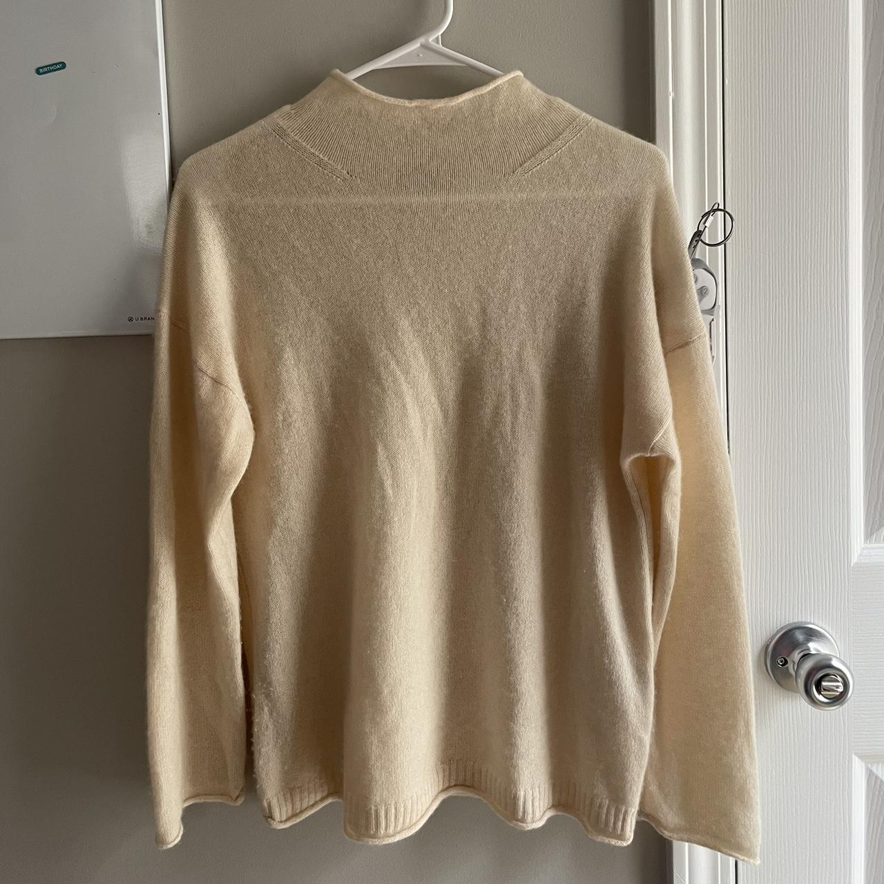 J crew mock hot sale neck sweater