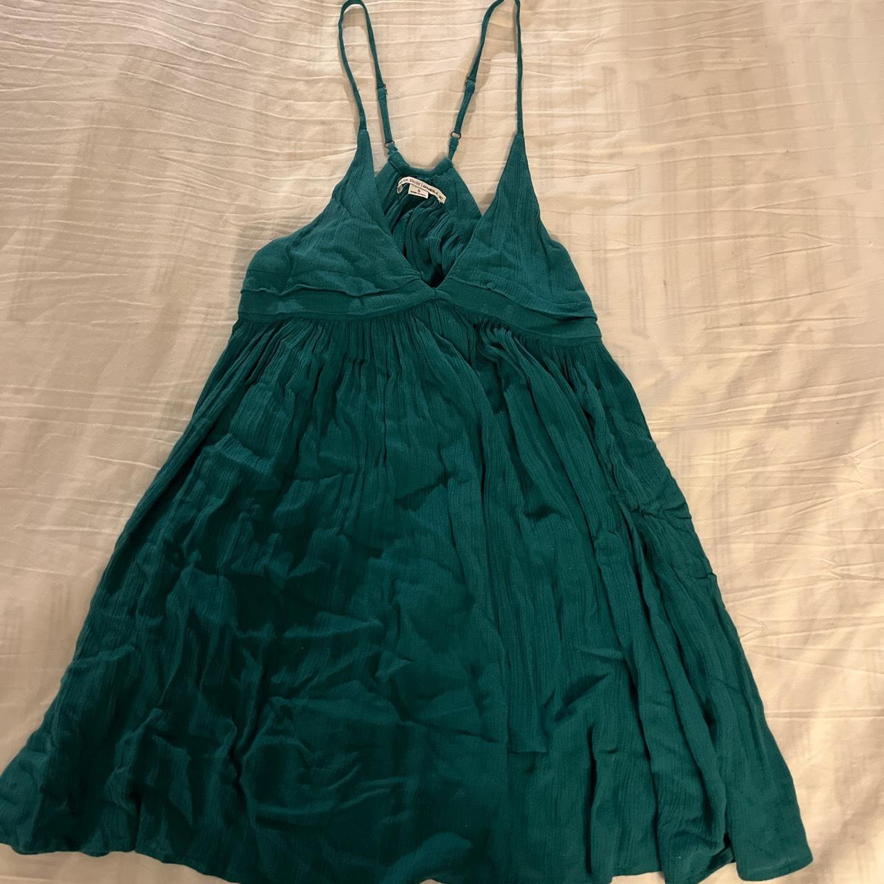 Forest green o’Neil dress only worn a couple... - Depop